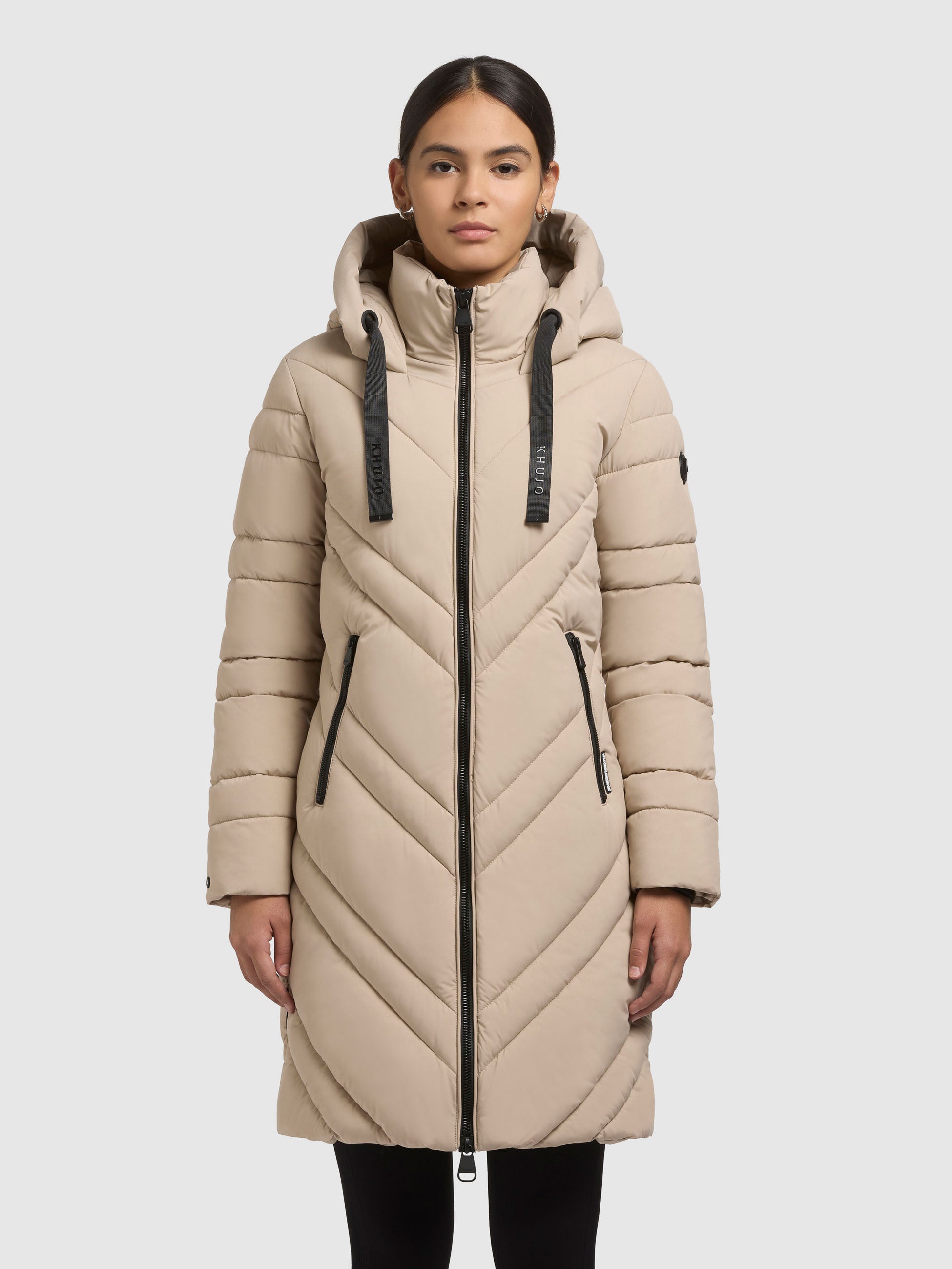 khujo-mantel-taby-macaroon-beige-damen-steppmantel image 4
