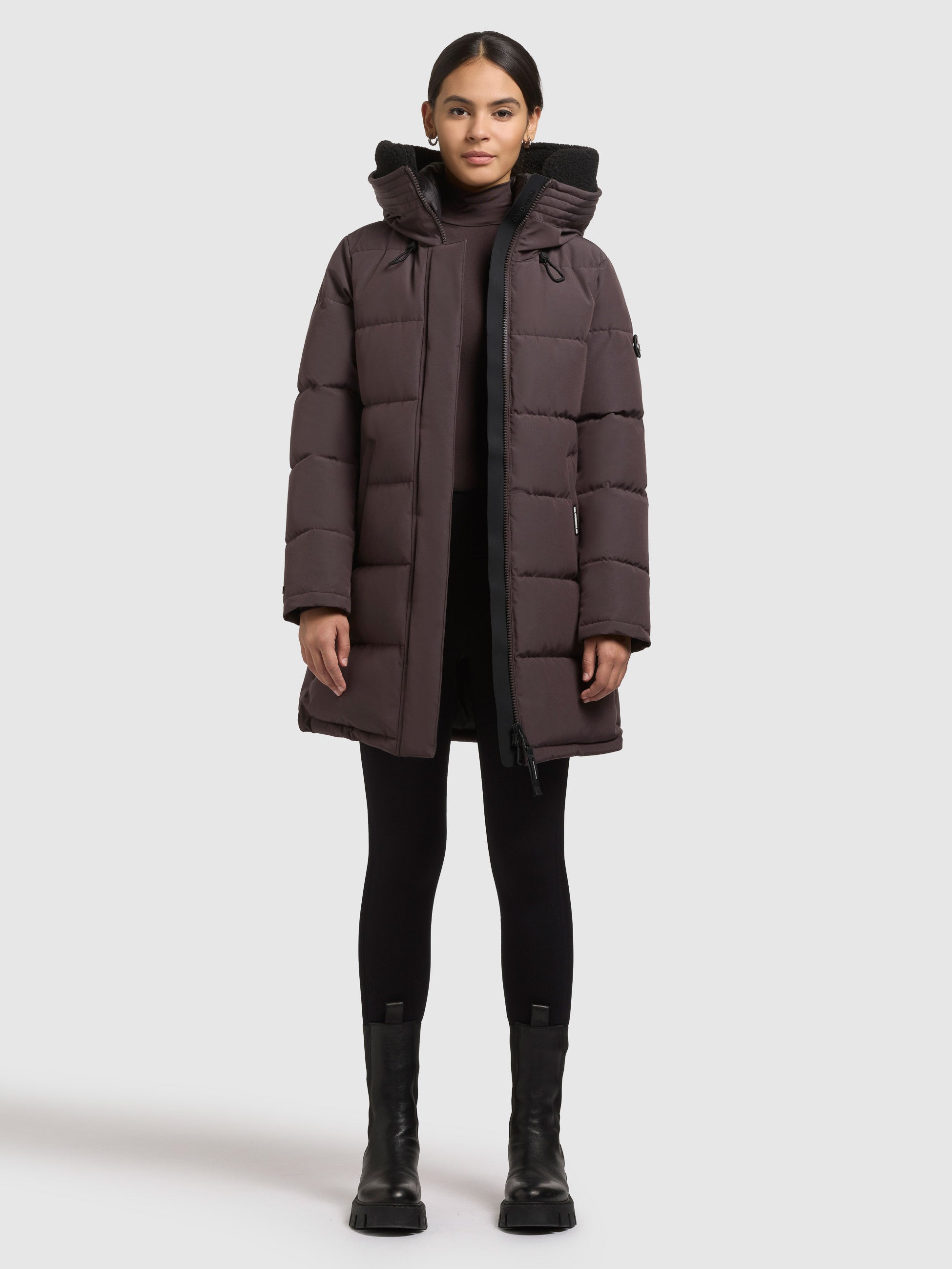 khujo-kelsi-damen-steppmantel-kurz-moody-plum image 2