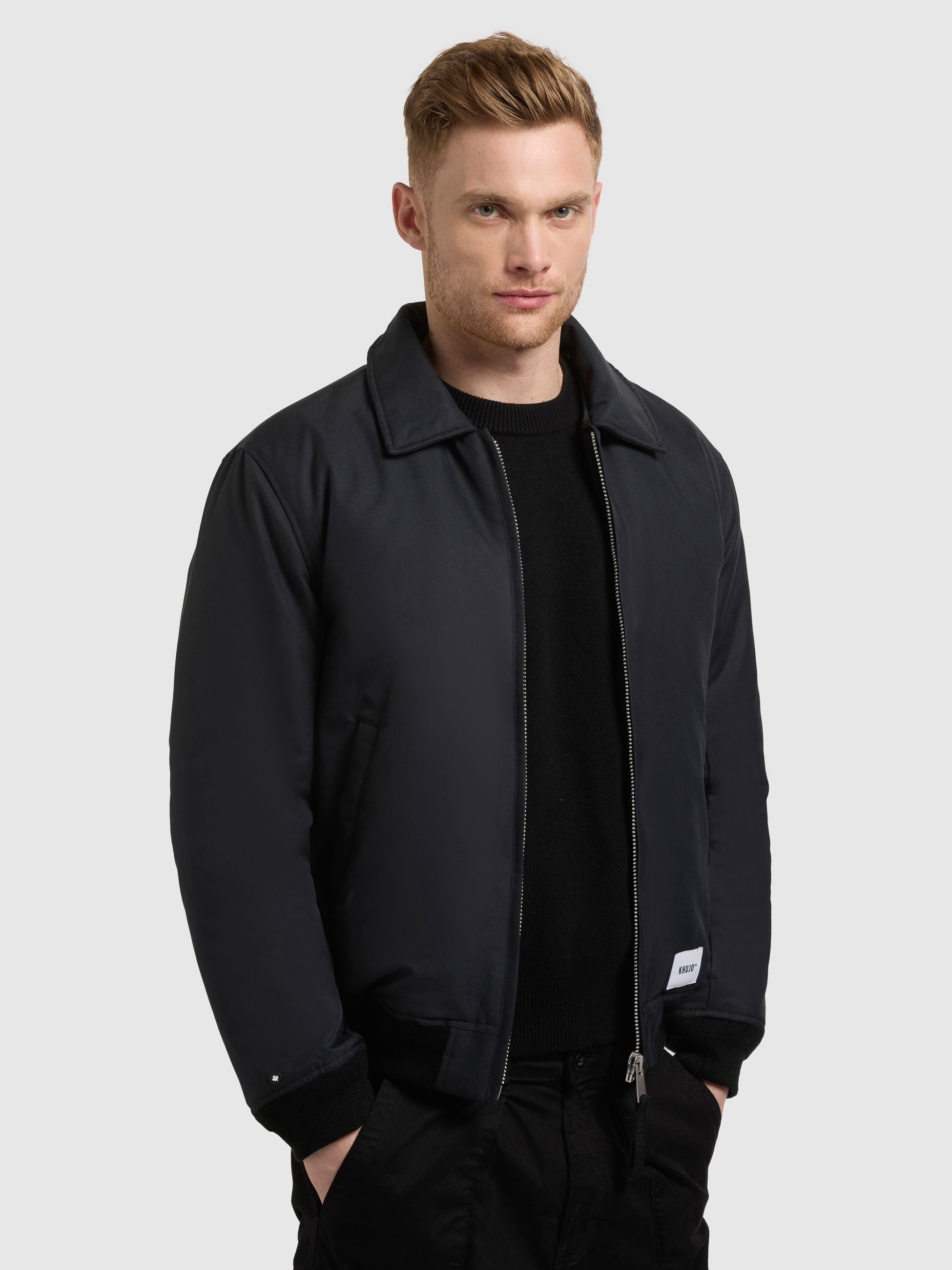 khujo-amos-blousonjacke-port-blue-herren-fliegerjacke image 7