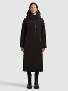 khujo-mantel-lofi3-black-wadenlanger-damen-wintermantel-wasserabweisend image 4