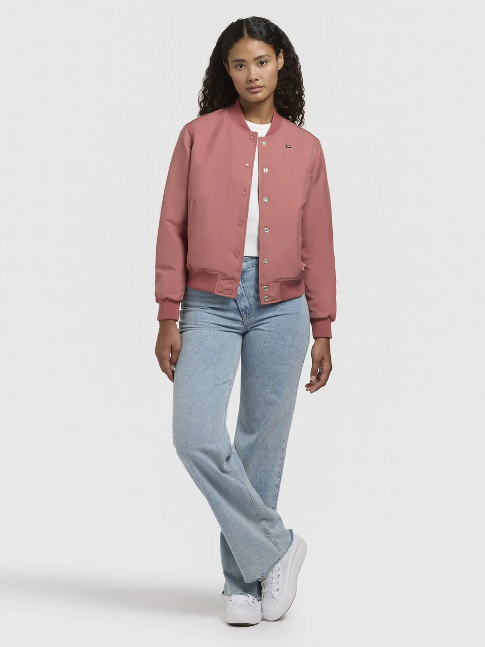 khujo-crystal-bomberjacke-rostrot-h-ftlange-college-jacke image 1