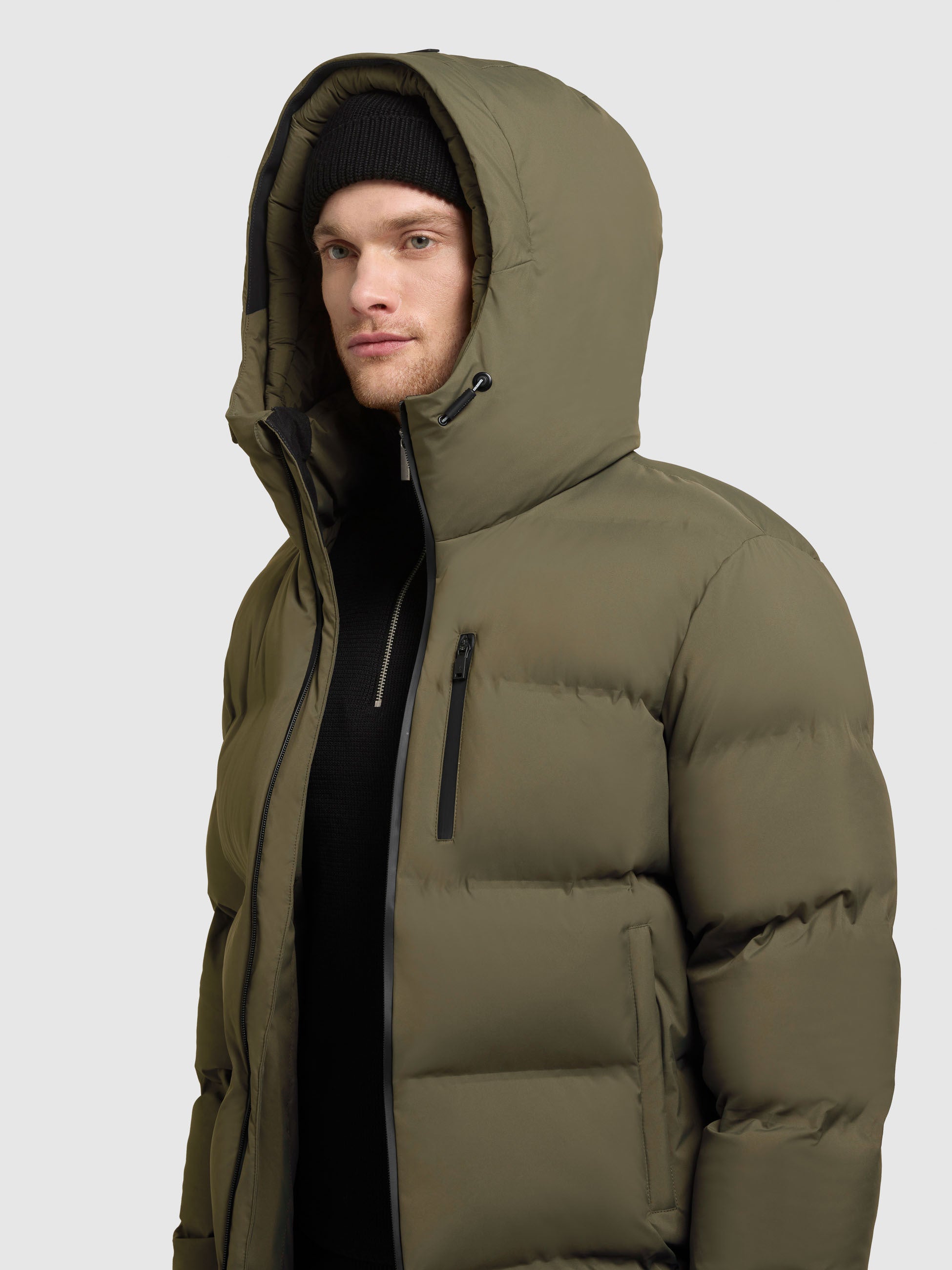 khujo-jacke-silas3-light-moss-green-wattierte-damen-steppjacke image 7
