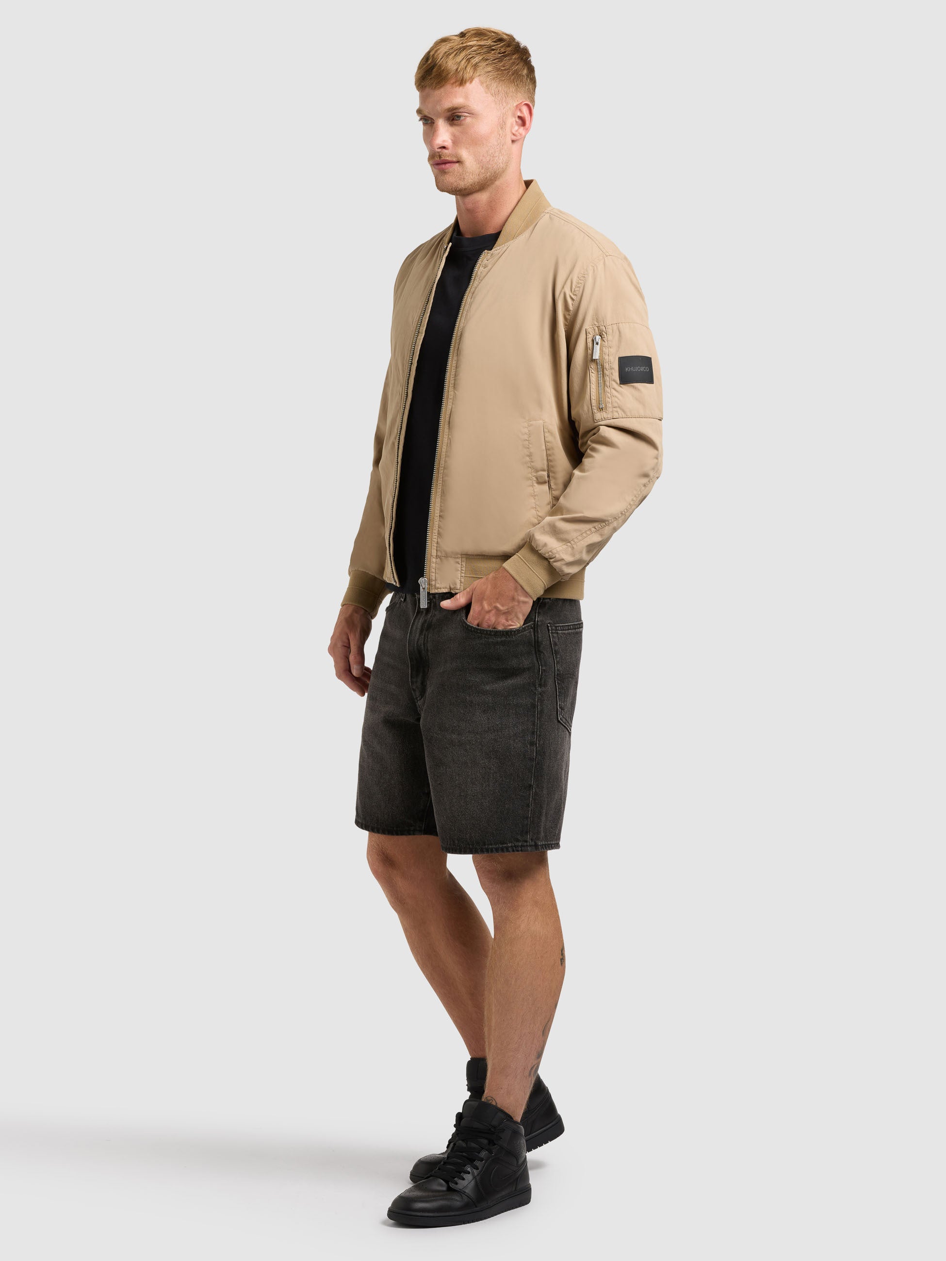 khujo-tawas-bomberjacke-dark-beige image 2