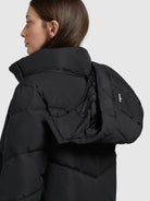 khujo-coat-torino4-black-knielanger-damen-steppmantel-schwarz image 8