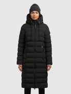 khujo-mantel-simmie2-black-damen-steppmantel-knielang image 4