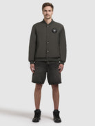 khujo-jacket-cicco-dark-green-damen-blouson-varsity-leicht-wattiert image 2