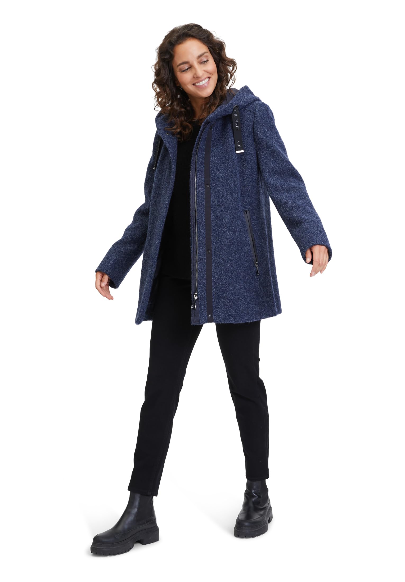 gil-bret-giulia-damen-wolljacke-mit-kapuze-moonlight-blue-melange-gr-44 image 4