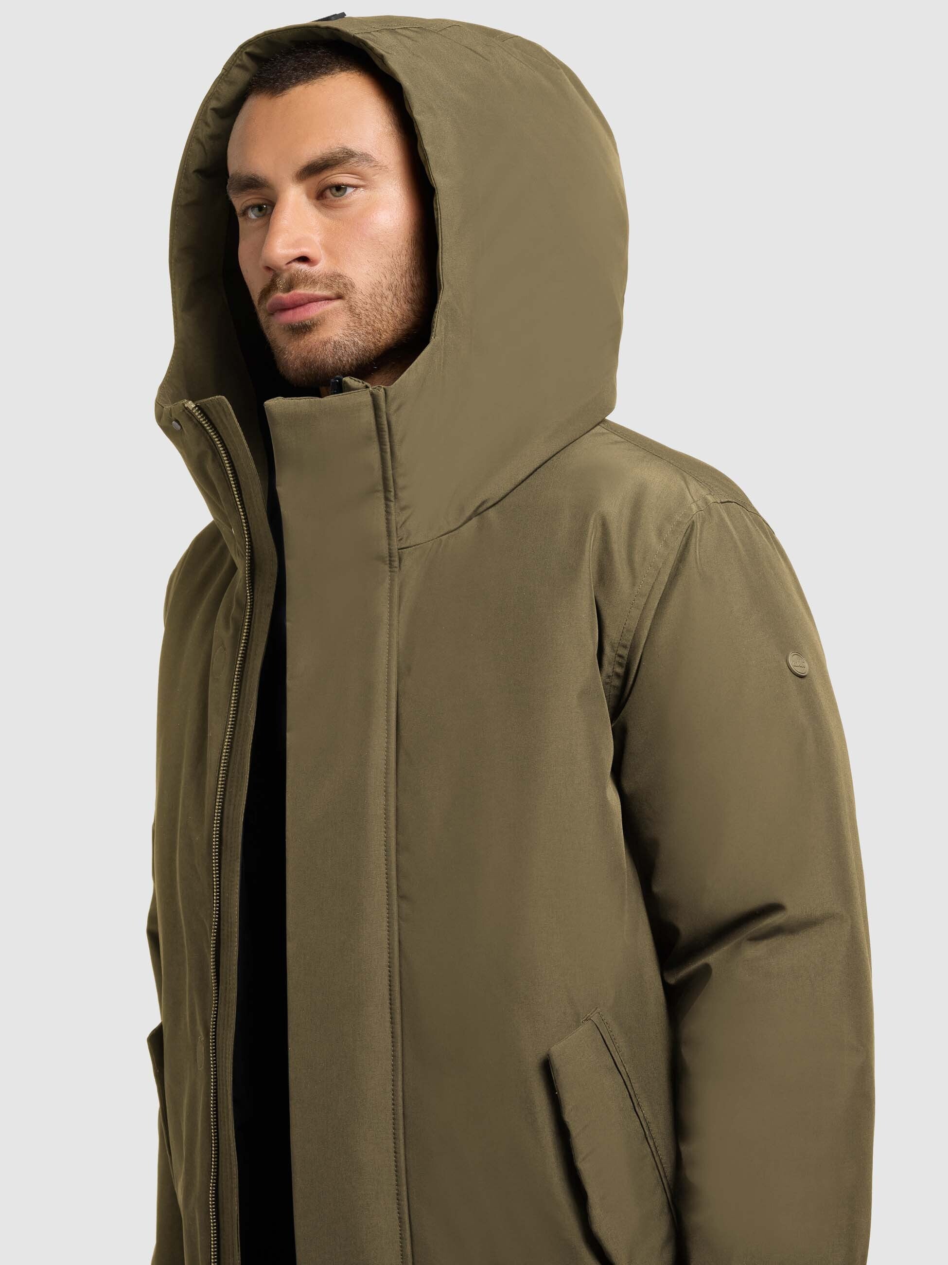 khujo-fogg-damen-parka-mantel-scrub-green-regular-fit image 7