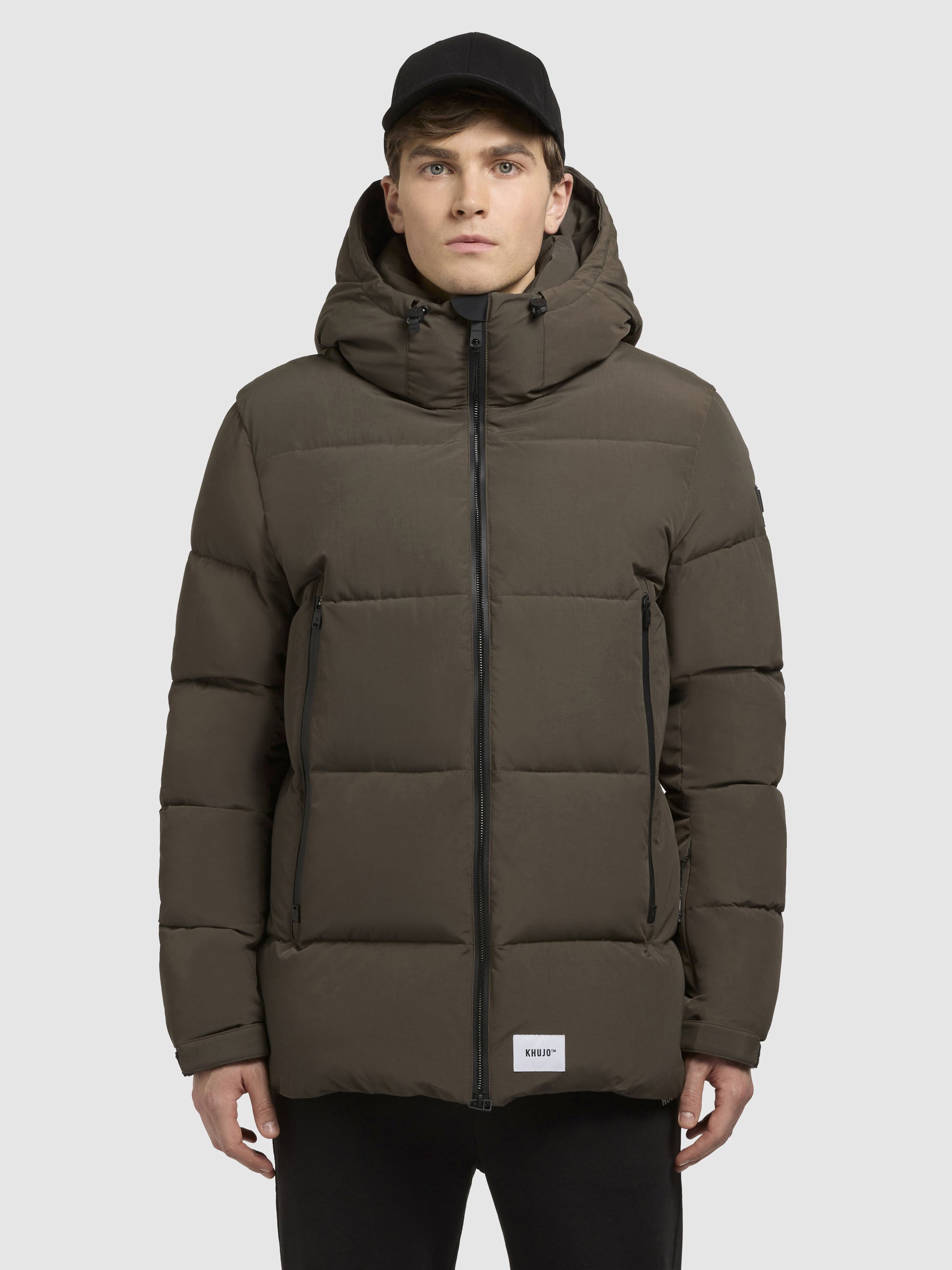 khujo-roan-winterjacke-in-khaki-mit-kapuze image 4