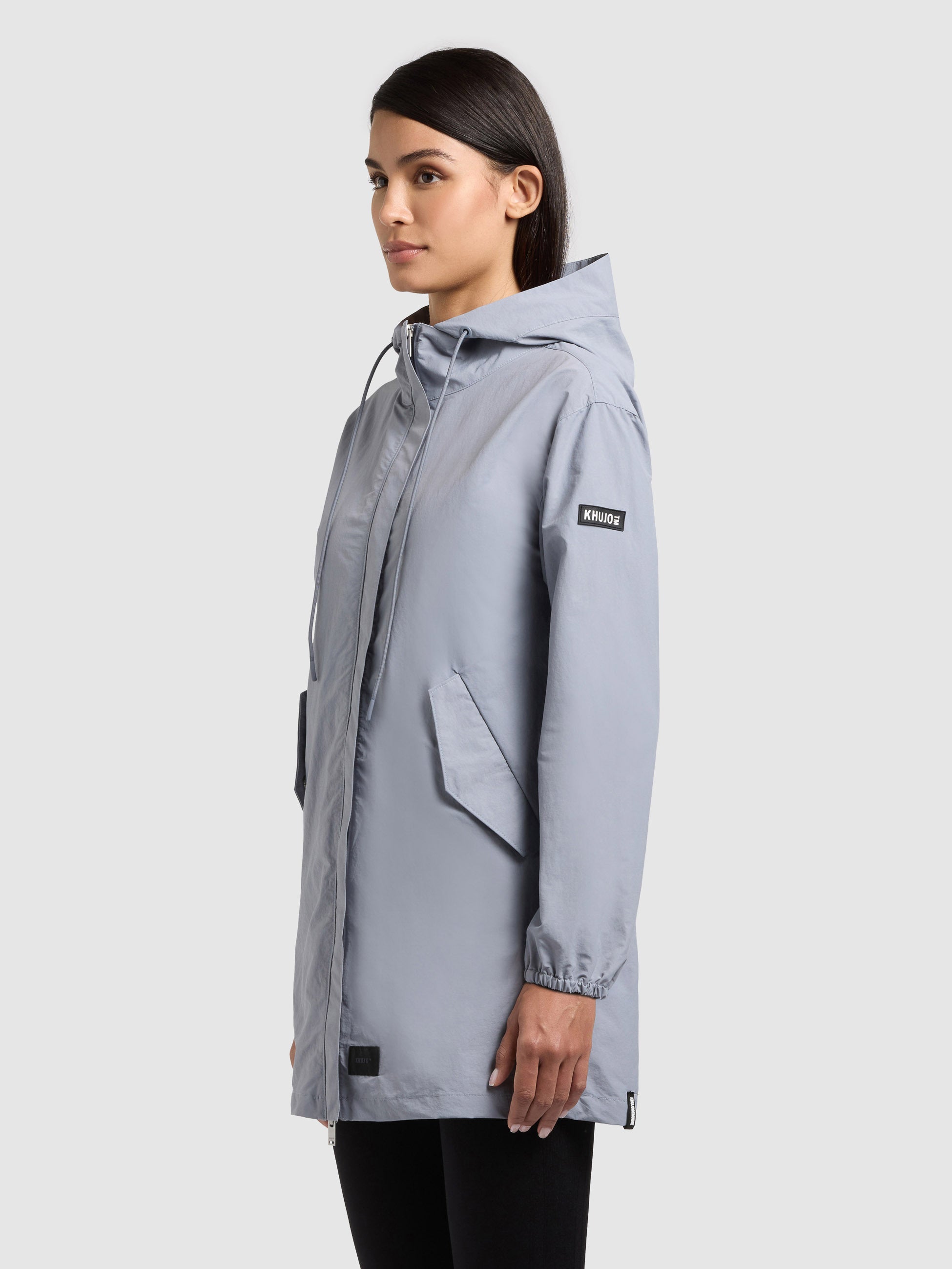 khujo-jacke-ameti-with-bag-misty-blue-damen-kurzmantel-mit-umh-ngetasche image 5