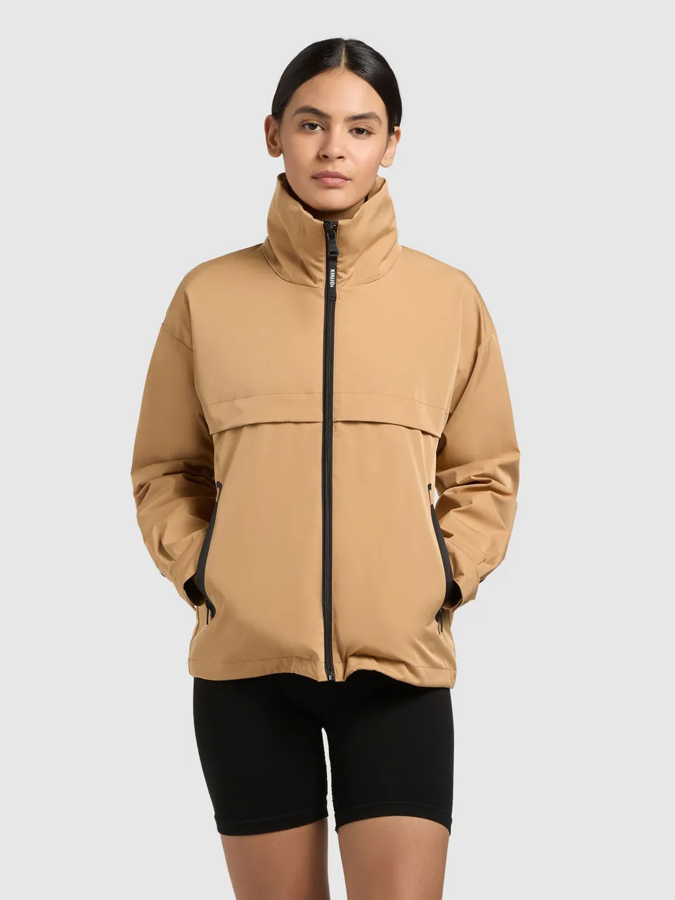 khujo-jacke-raibe2-damen-sommerjacke-camel image 1