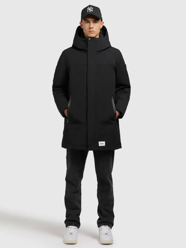 khujo-jacke-kann-damen-warm-wattierter-parka-in-black image 1