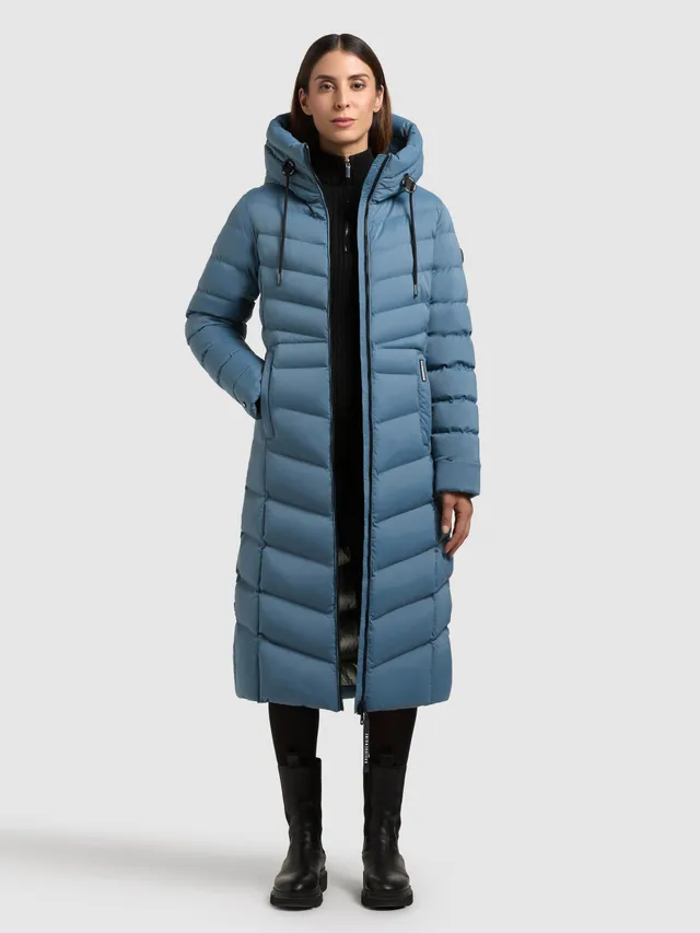 khujo-coat-ingram5-cosmic-blue-wadenlanger-damen-steppmantel image 1