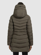 khujo-jacke-tuhani4-khaki-superleichte-steppjacke-mit-kapuze-und-zwei-wege-rv image 3