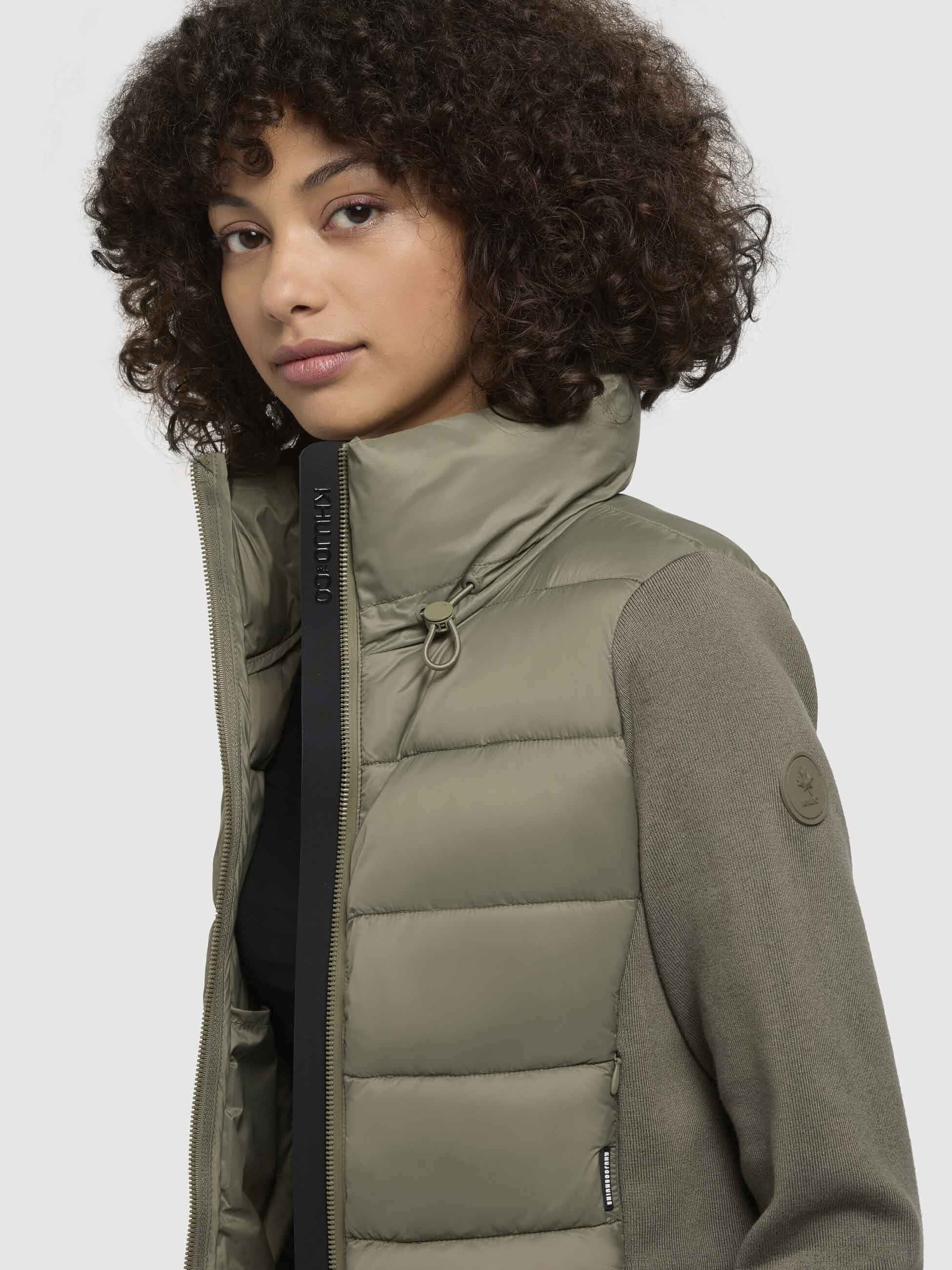 khujo-lival-jacke-graugr-n-cropped-slim-fit-damen image 7