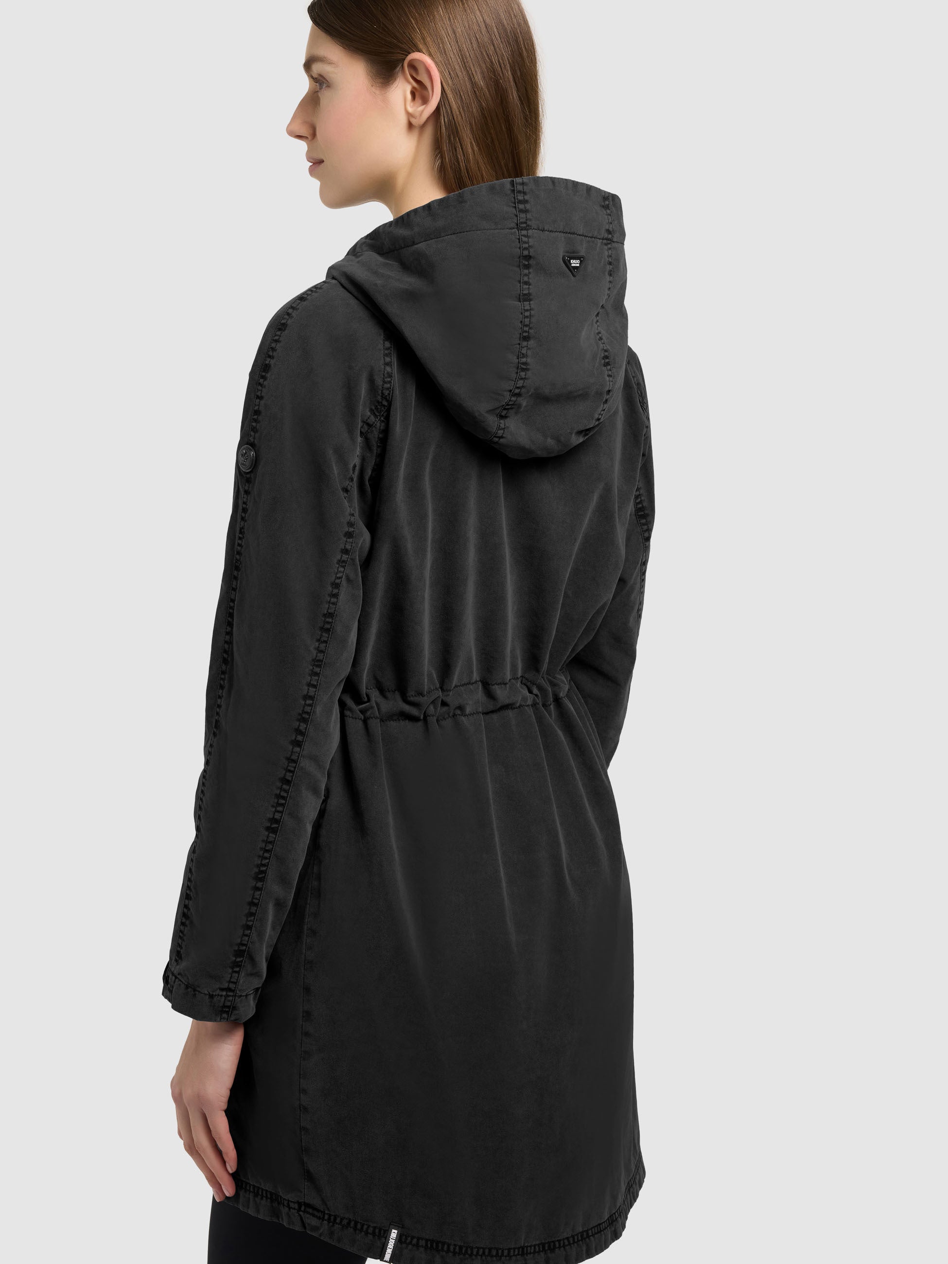 khujo-leal-black-black-kapuzenmantel-f-r-damen image 8