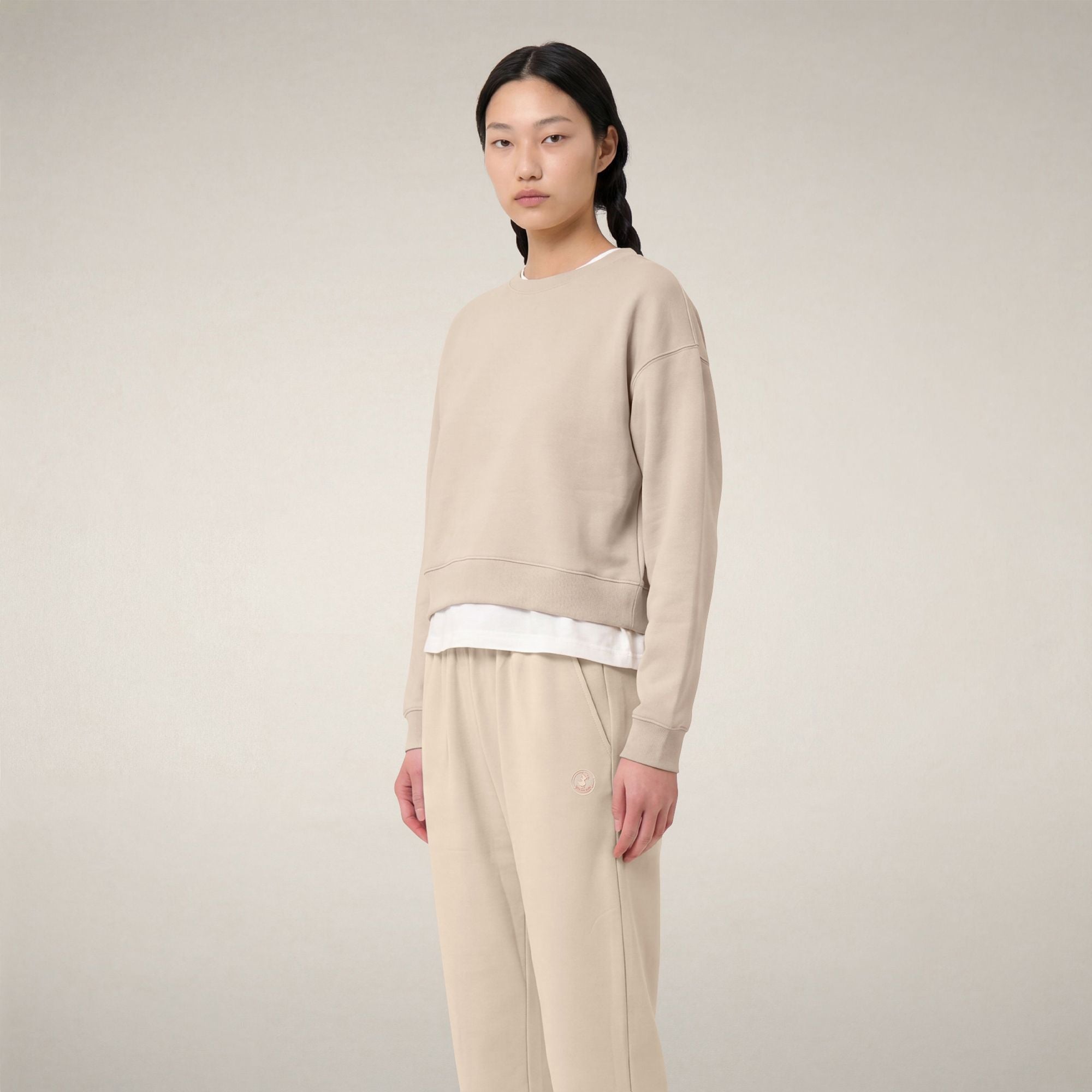 save-the-duck-hiroko-damen-hose-relaxed-beige-rainy image 5