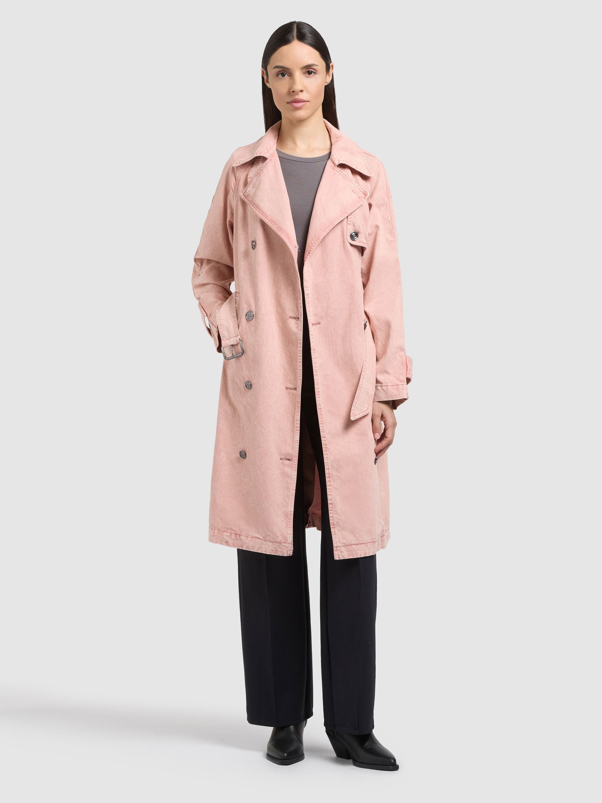 khujo-mantel-enza-blush-pink-damen-jeans-trench-aus-denim image 2