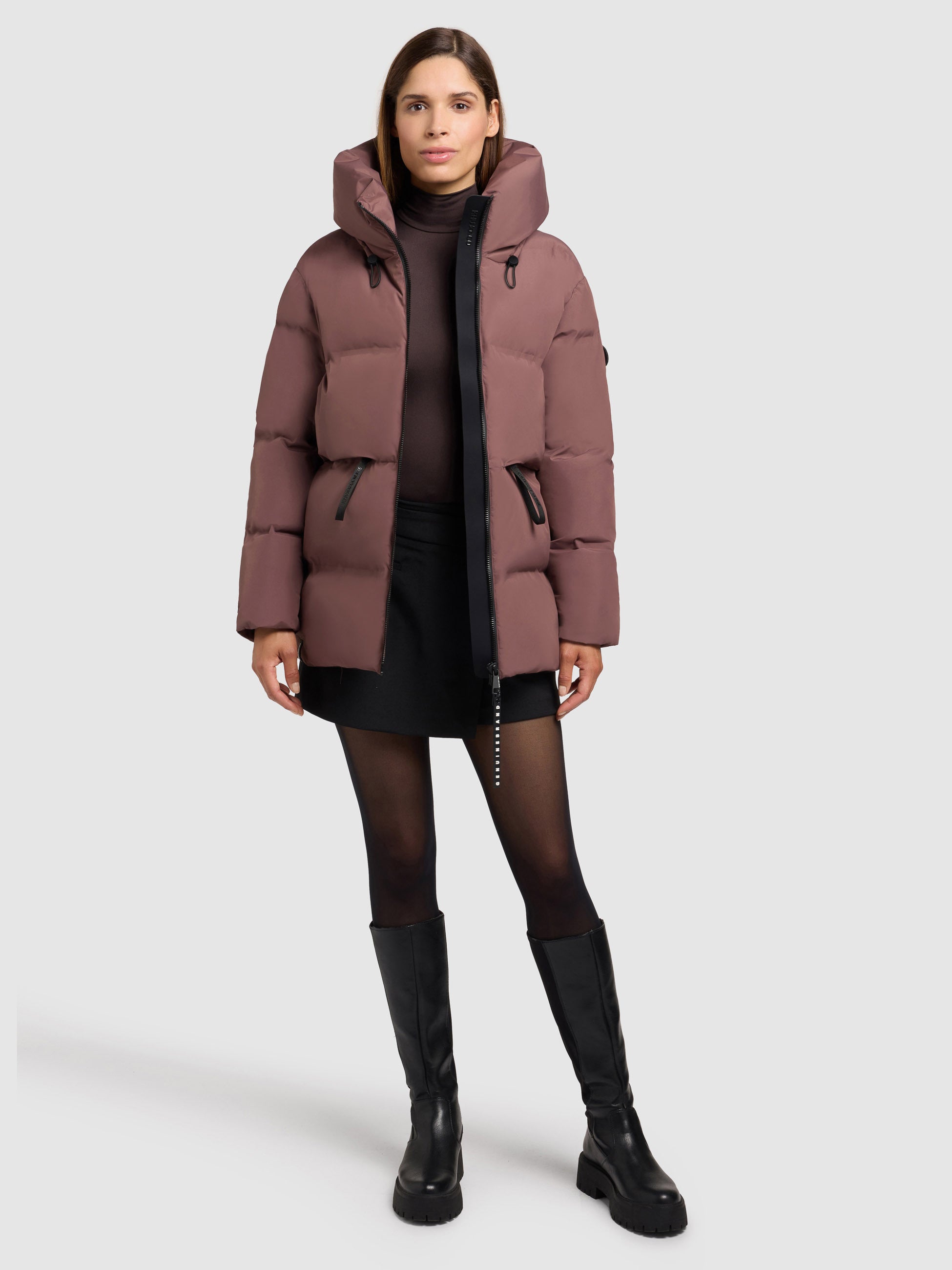 khujo-jacke-ellis2-orchid-lilac-steppjacke-loose-fit-wetterfest image 2