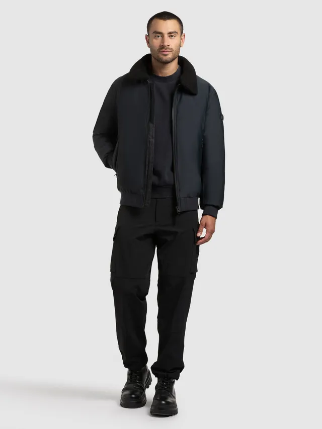 khujo-jacke-ginster-obrage-grey-blouson-fliegerjacke-mit-teddyfleece image 1