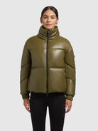 khujo-jacke-khalia-olive-damen-winterjacke-lederoptik image 4