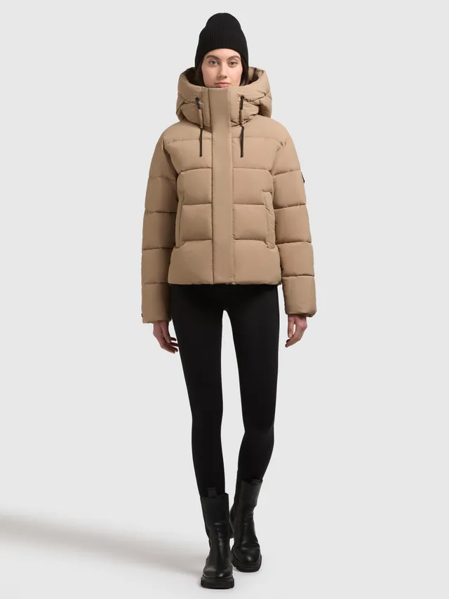 khujo-jacke-valina2-cookie-beige-damen-winterjacke-wasserabweisend image 1