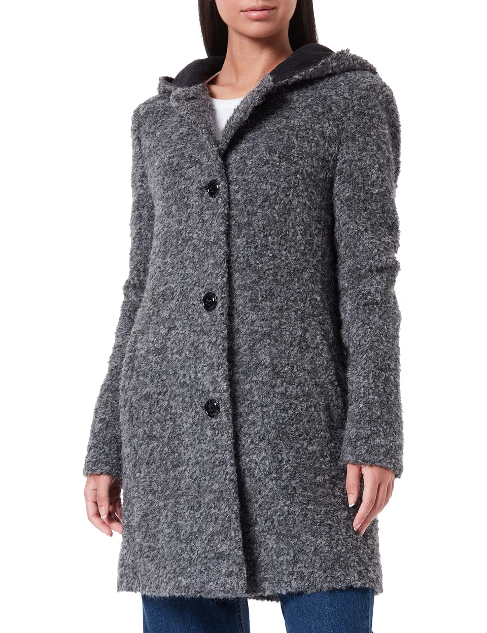 gil-bret-monaco-damen-wollmantel-mit-kapuze-boucl-wintermantel image 1
