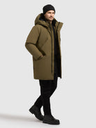 khujo-coat-figaro-scrub-green-wetterfester-parka-loose-fit image 6