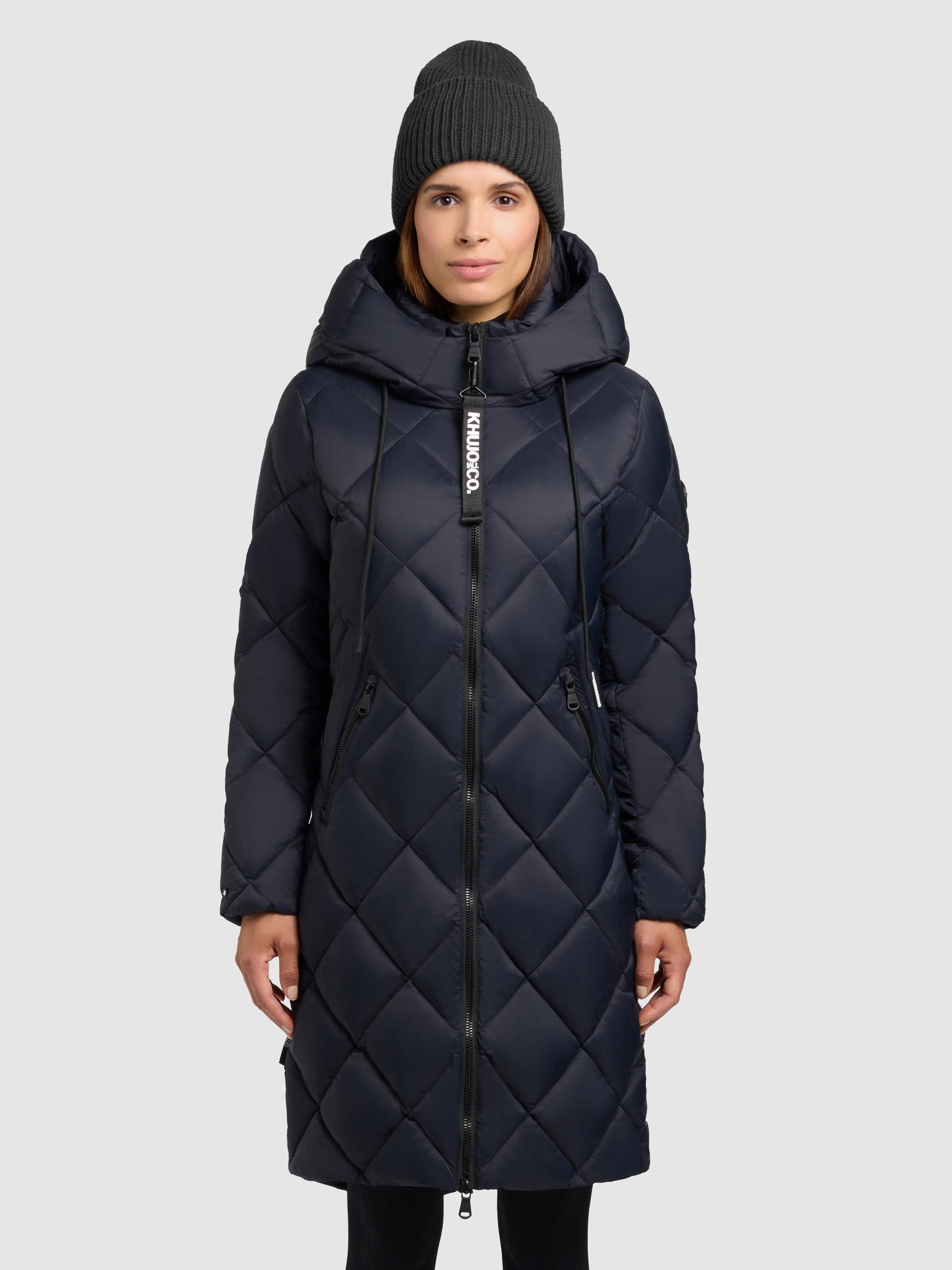 khujo-mantel-linda-midnight-blue-knielanger-damen-steppmantel image 4