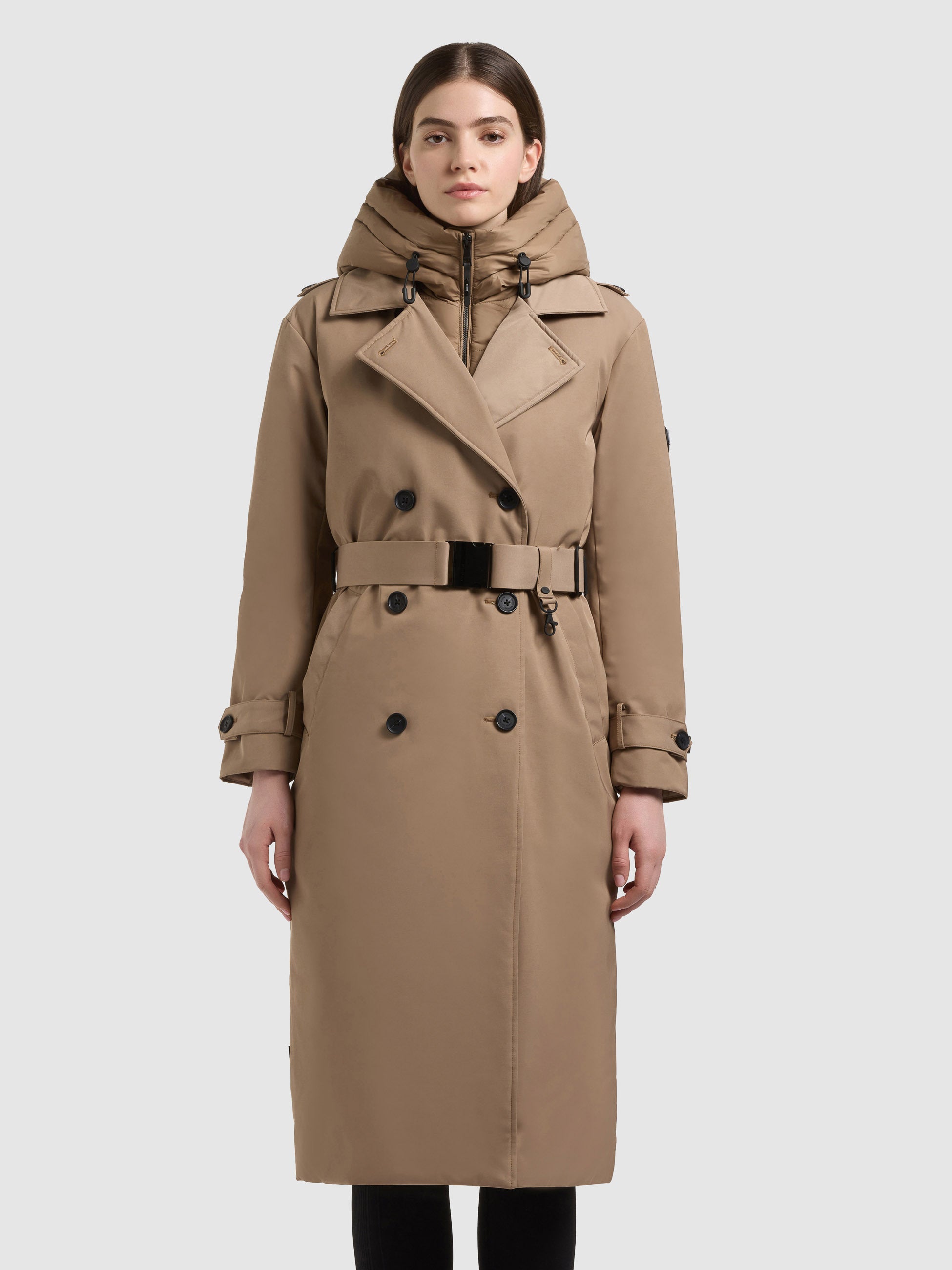 khujo-mantel-elena3-cookie-beige-2in1-knielanger-damen-trenchcoat-mit-steppeinsa image 4