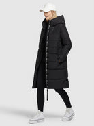 khujo-coat-jilias4-black-wattierter-damen-steppmantel image 2