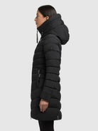 khujo-mantel-tuhani5-black-damen-steppmantel-slim-fit image 5