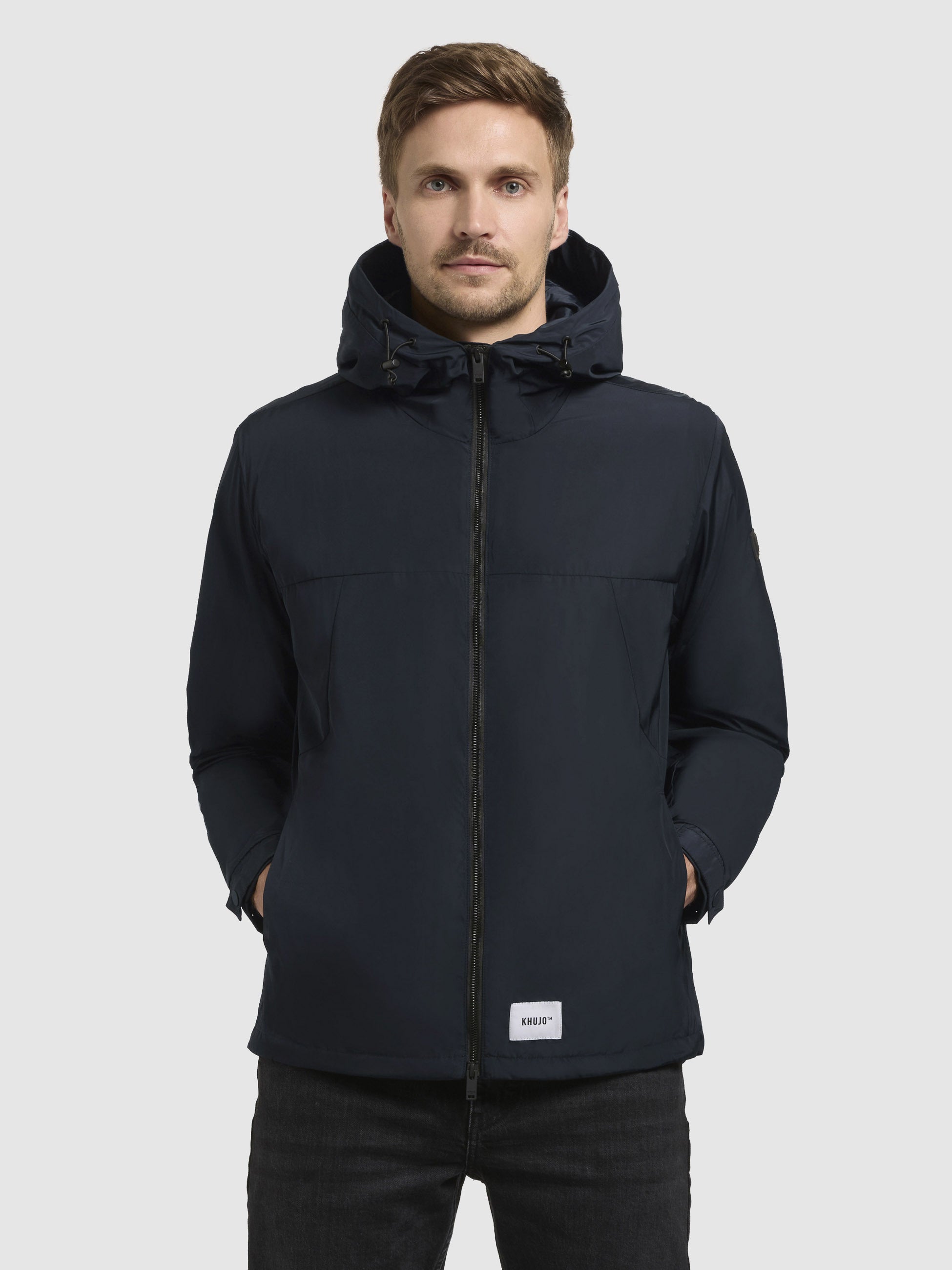 khujo-jacke-taikoo-dunkelblau-kapuzenjacke-mit-doppelter-kapuze-und-zwei-wege-re image 4