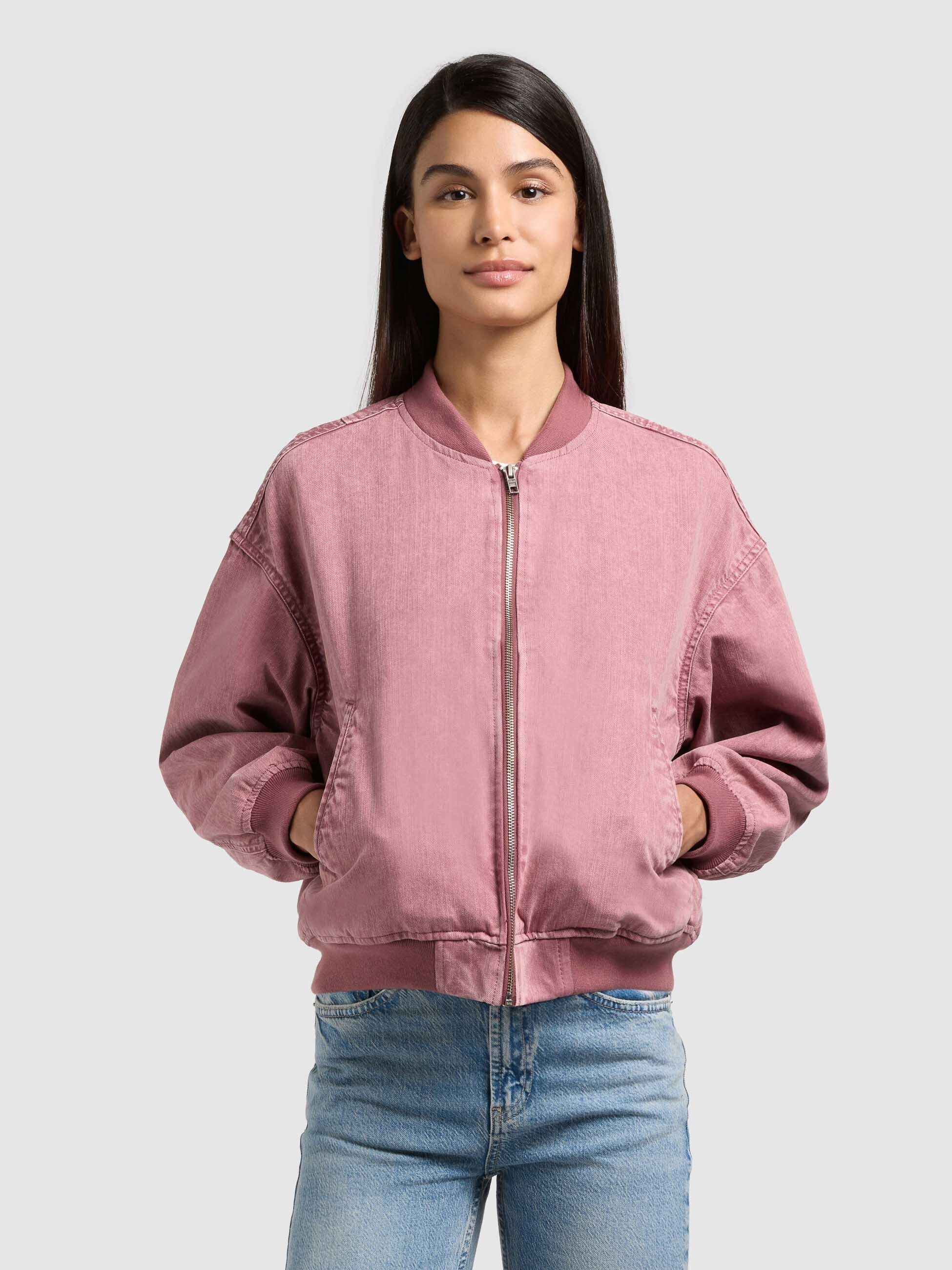 khujo-jacke-sissi-fuchsia-bomberjacke-blouson-damen image 1