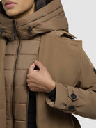 khujo-elena-damen-trenchcoat-light-brown-mit-stepp-einsatz image 8
