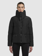 khujo-flaire-damen-winterjacke-schwarz image 4