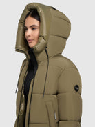 khujo-jacket-kali-damen-steppjacke-scrub-green-mit-kapuze image 7