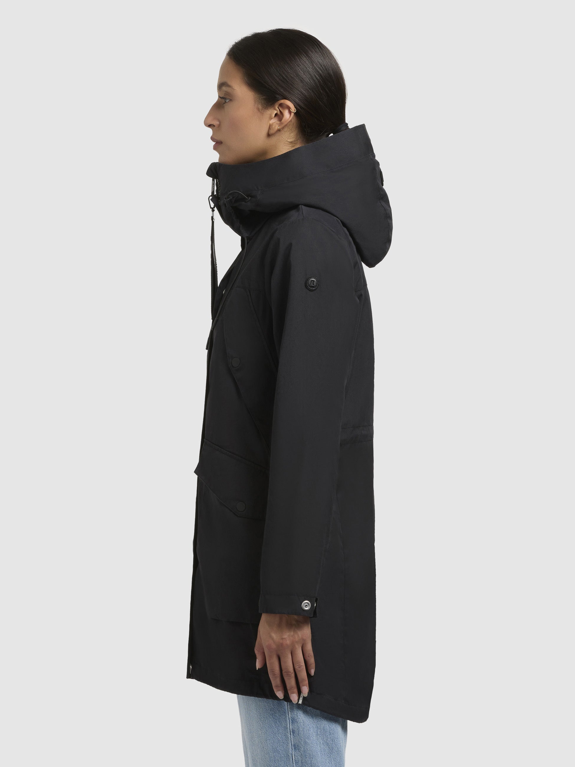 khujo-mantel-venga-schwarz-damen-kurzmantel-mit-kapuze image 5