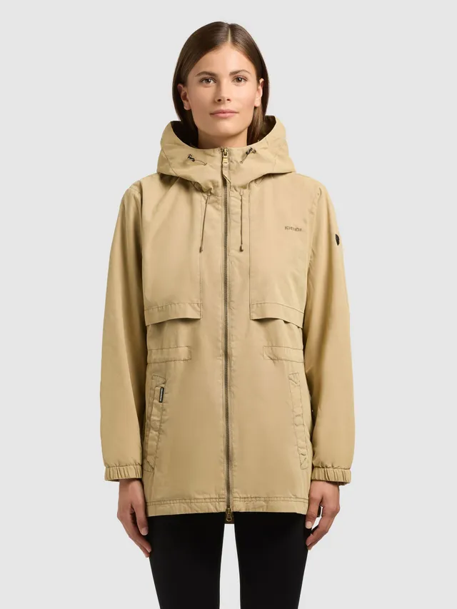 khujo-jacke-rania-damen-parka-latte-brown-regular-fit image 1