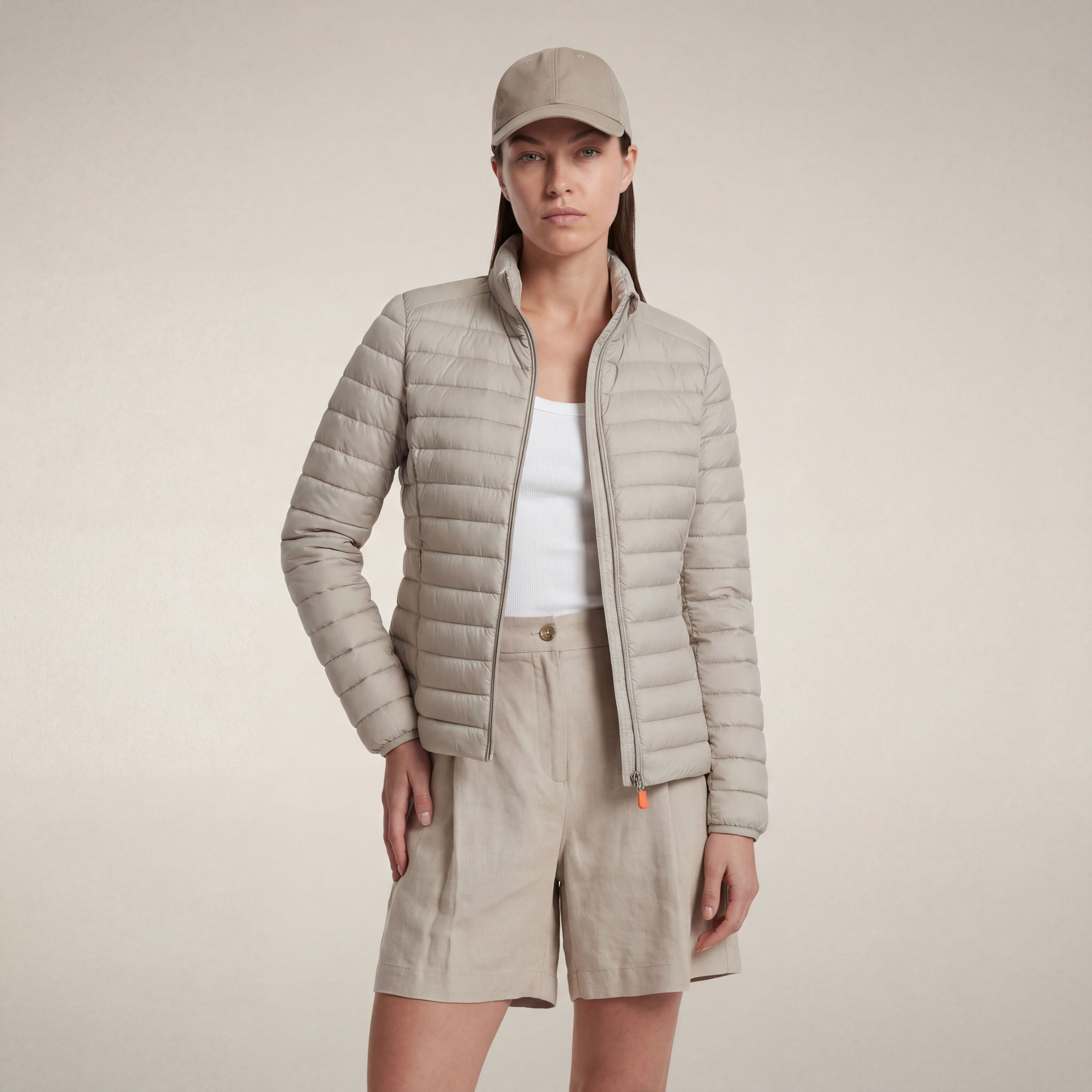 save-the-duck-carly-damen-steppjacke-daunenjacke-beige-hell image 5