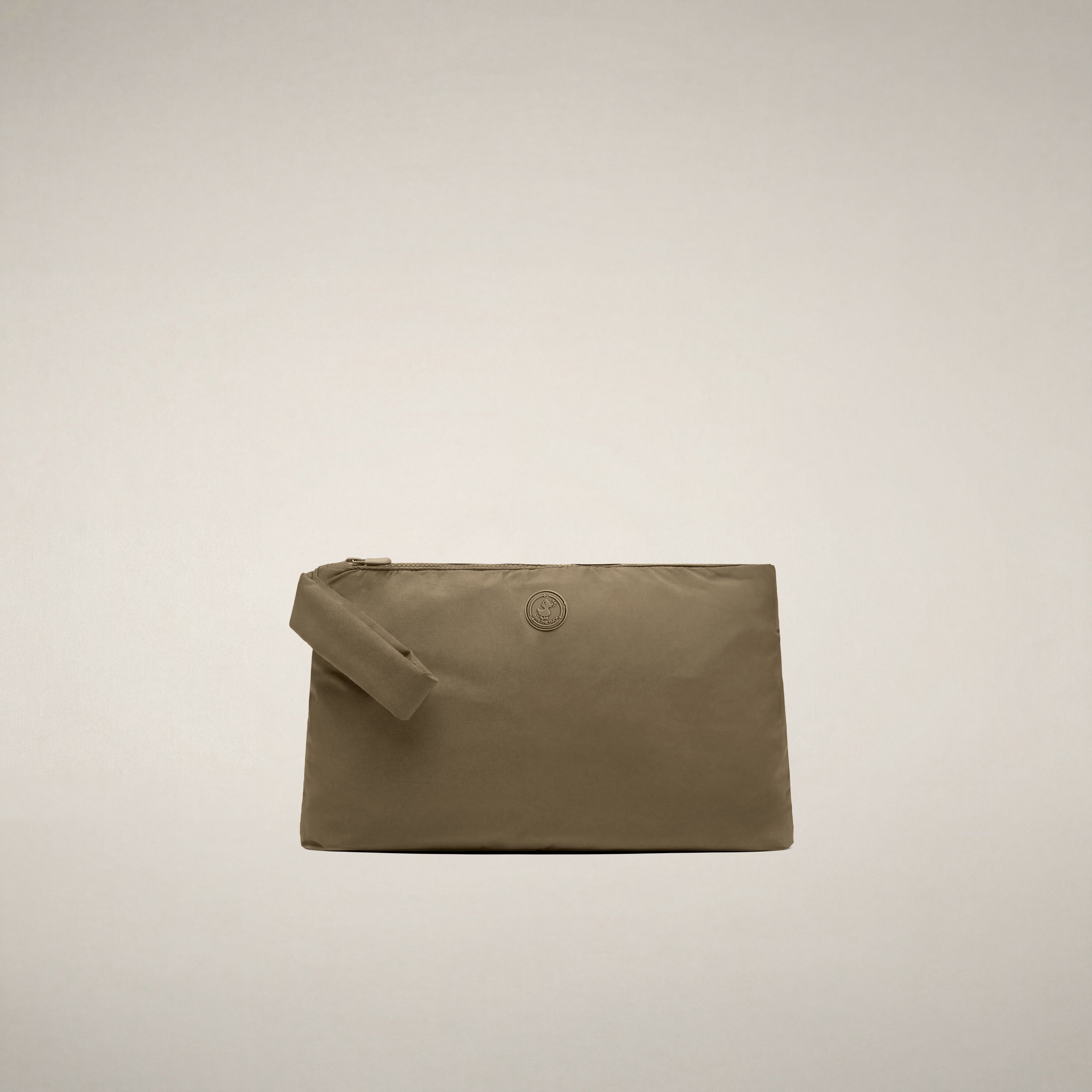save-the-duck-remy-pochette-unisex-khaki-braun-f-r-tablet-a4 image 1
