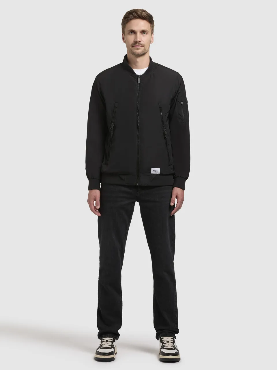 khujo-listener-damen-bomberjacke-schwarz image 1
