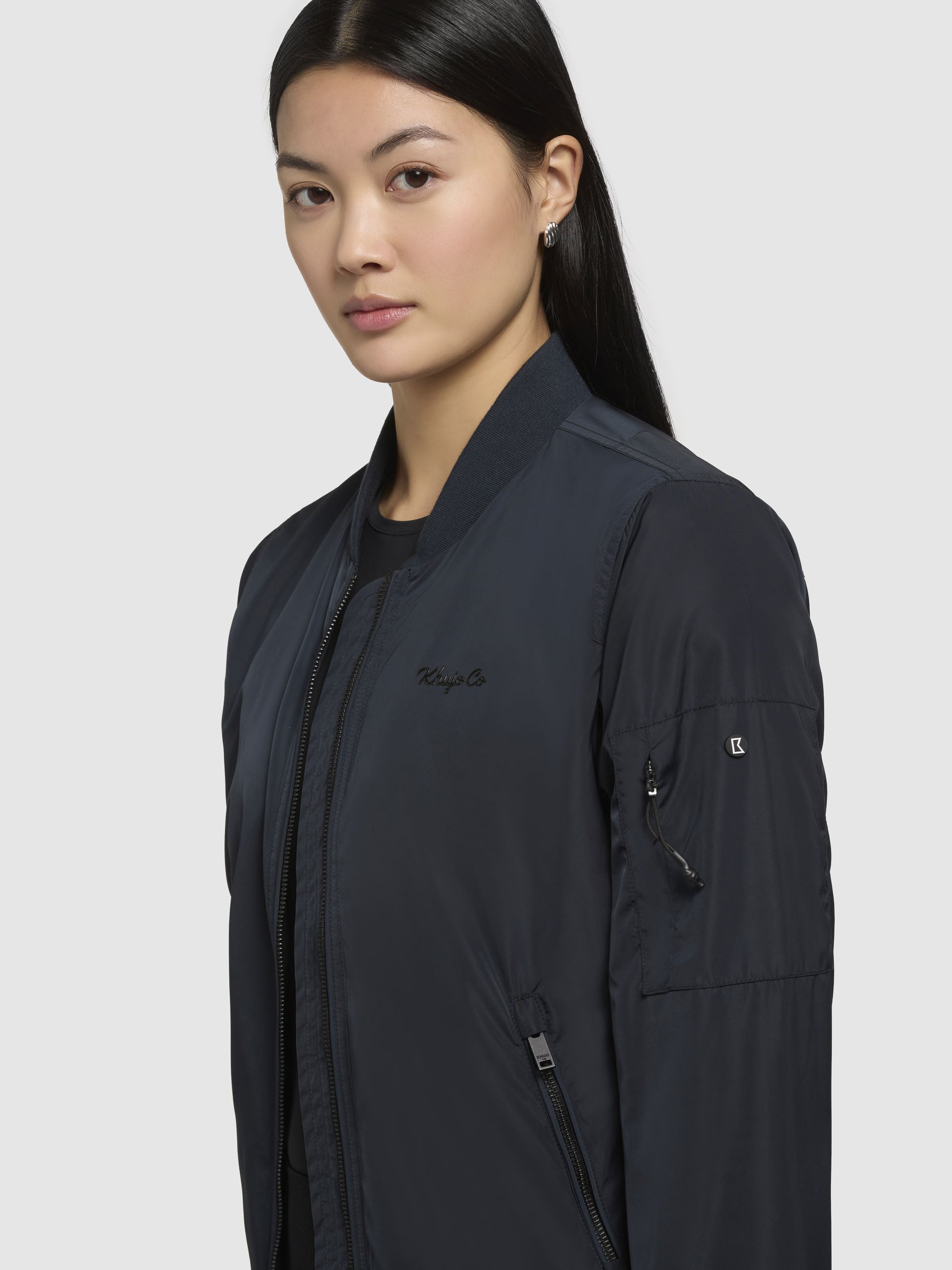 khujo-cend-bomberjacke-damen-dunkelblau-h-ftlang image 7