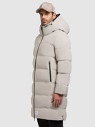 khujo-caius-damen-coat-light-gray image 5