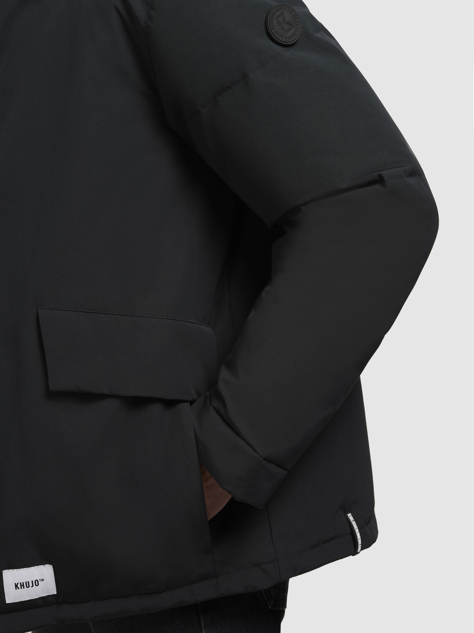 khujo-jacke-gero-dunkelgrau-herren-warme-kapuzen-winterjacke image 8
