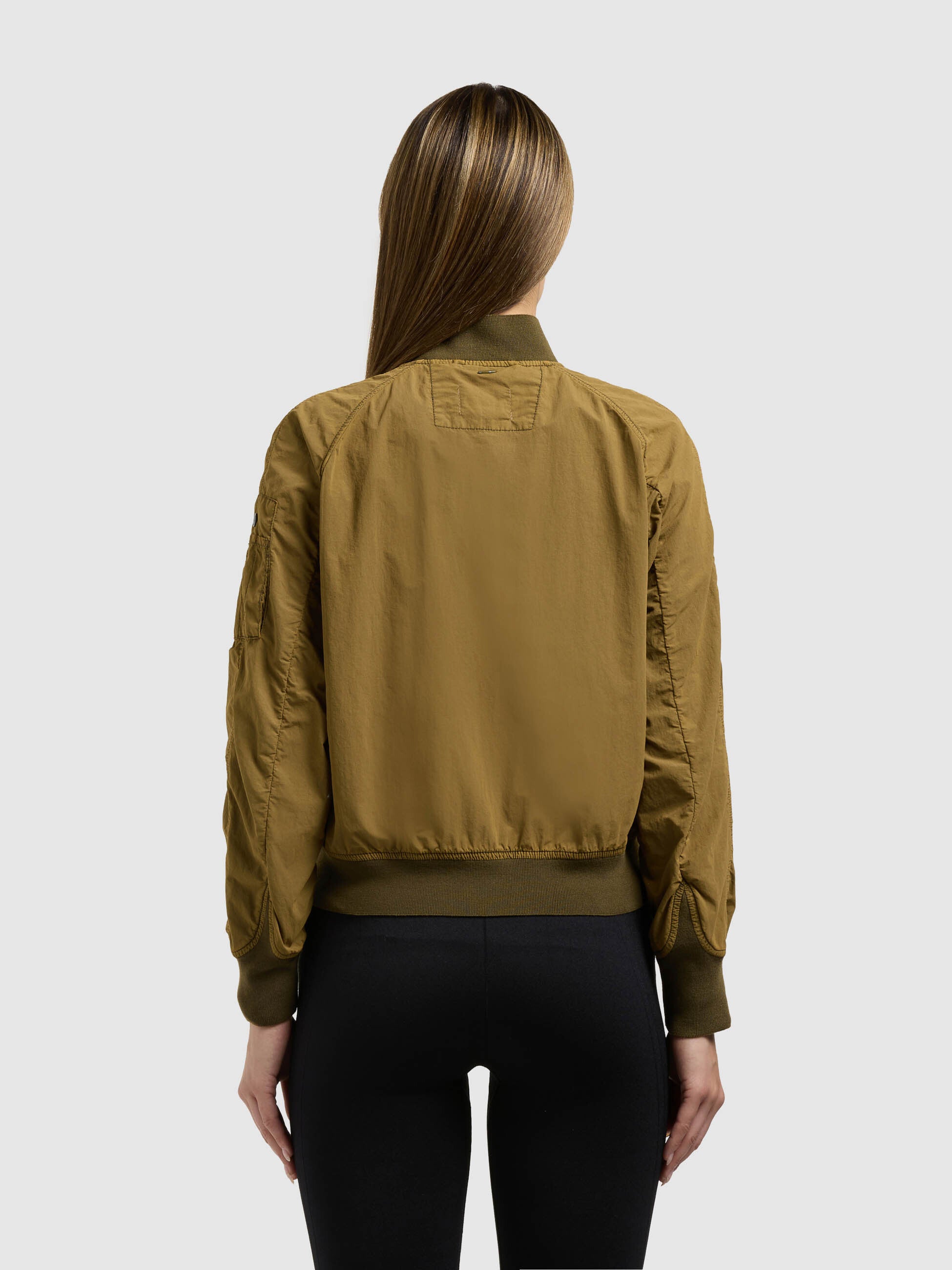 khujo-jacke-zaria-bomberjacke-canary-green-ungef-ttert image 3