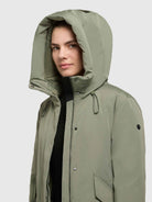 khujo-coat-santini-wintermantel-muted-green-baumwollmix image 7
