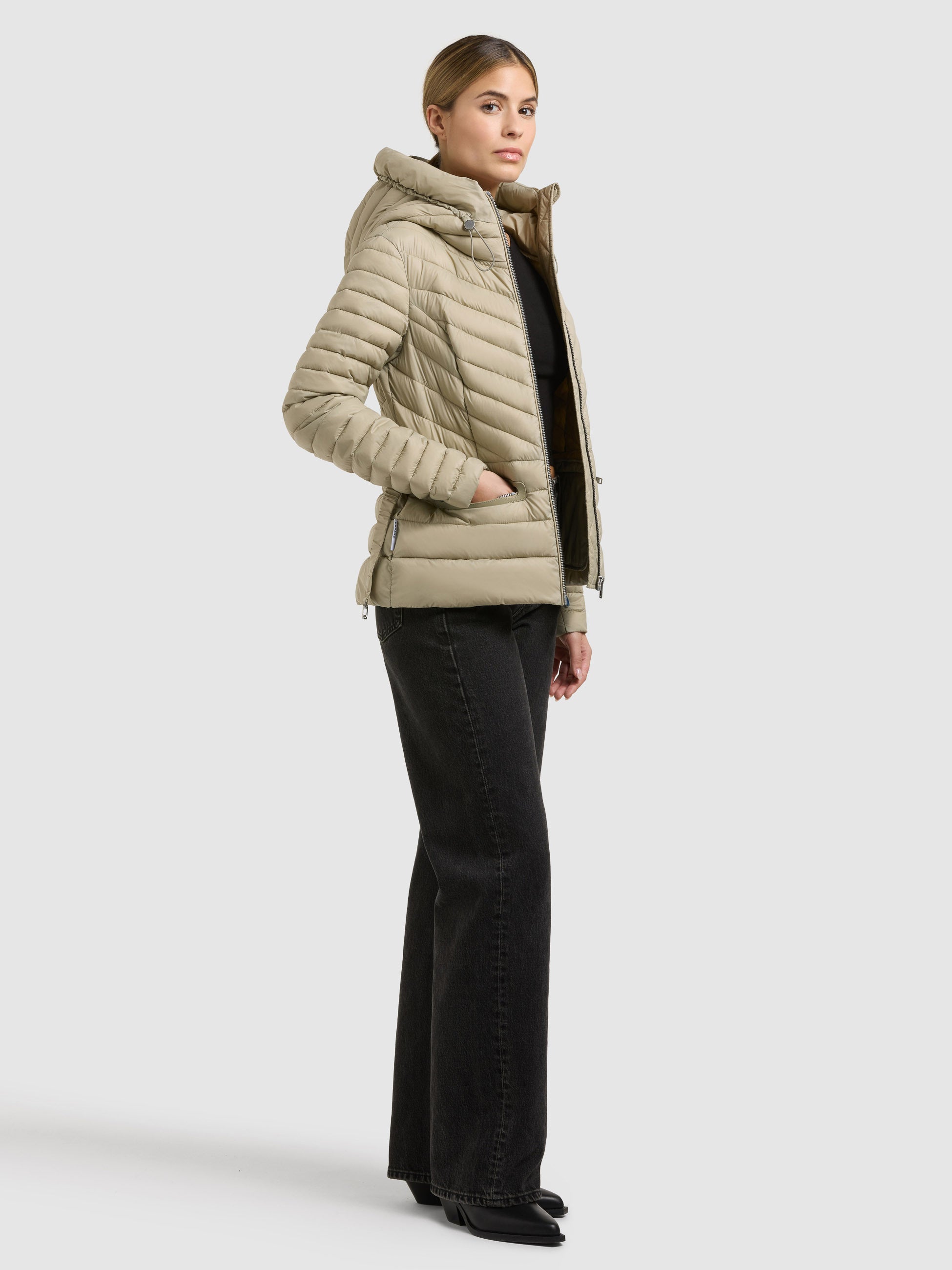 khujo-jacke-lorella-mint-green-damen-steppjacke-slim-fit image 6