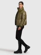 khujo-jacke-khalia-olive-damen-winterjacke-lederoptik image 6