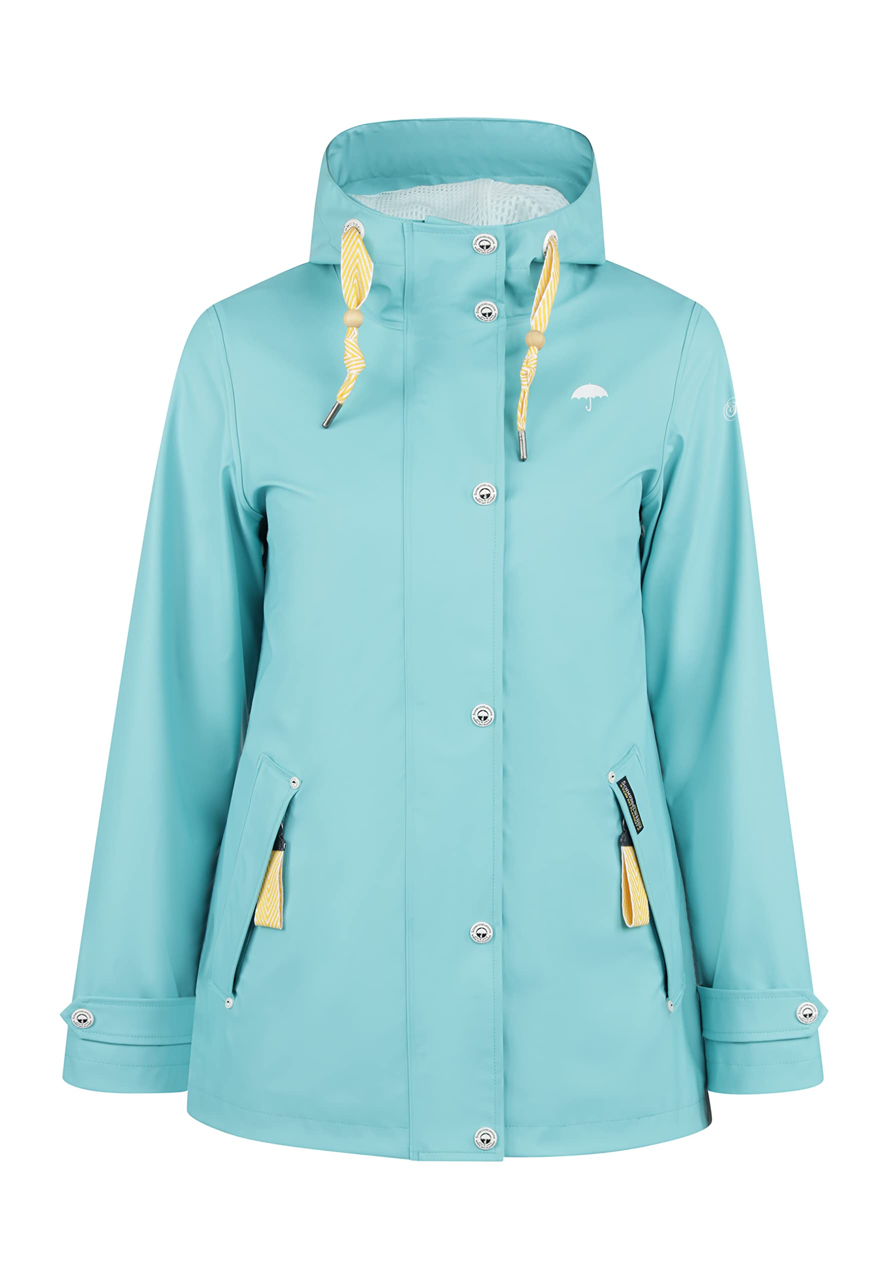 schmuddelwedda-damen-regenjacke-mit-rei-verschluss-und-druckknopfleiste-wasserdi image 7